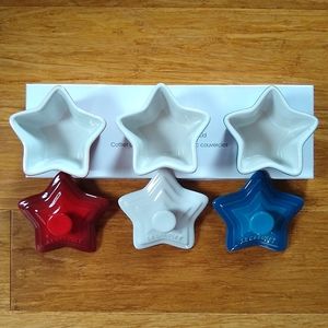 Le Creuset Set of 3 Star Ramekins